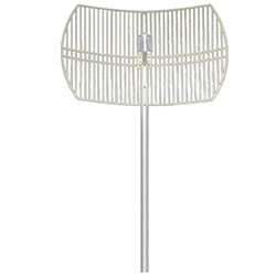 2.4-2.5Ghz 19dBi NF Grid Dish Antenna by Hana Wireless