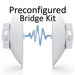 Bridge Kit Complete Pre-Configured PBE-5AC-500-US PowerBeam 5GHz, 802.11ac, 500mm, PoE by Ubiquiti Networks