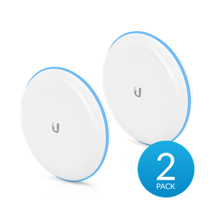 UBB-US UniFi "Plug & Play" Building-to-Building Bridge Kit, 1.7+ Gbps, 60 GHz with 5 GHz Redundancy by Ubiquiti Networks