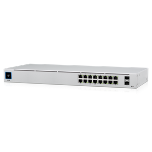 USW-16-POE 16-Port UniFi POE Switch by Ubiquiti