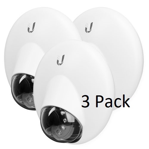 UVC-G3-Dome-3 (3-Pack) UniFi® G3 Series PoE Dome Camera with IR (1080p) by  Ubiquiti Networks